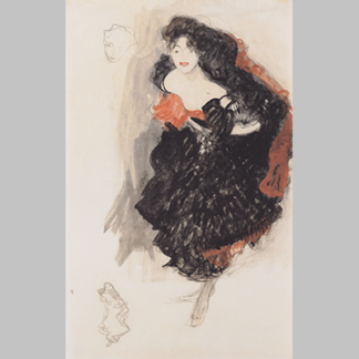 Klimt Studie zum Gemalde Judith II ca1908