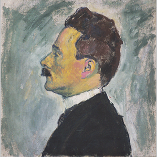 Koloman Moser - Rudolf Steindl der Schwager des Kunstlers (c1911)