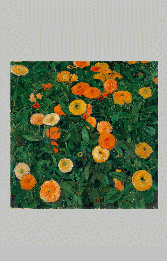 Koloman Moser Marigolds 1