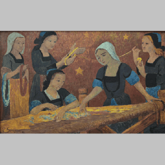 La Tapisserie (Les cinq tisseuses) Paul Sérusier