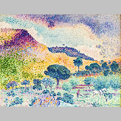 Henri Edmond Cross - La Chaîne des Maures (1907)