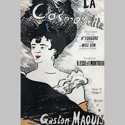 Henri Gabriel Ibels La Cosmopolita page de partition 1894