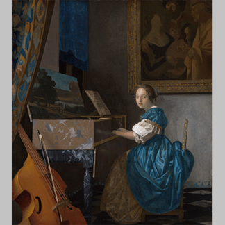 Lady Seated at a Virginal Vermeer