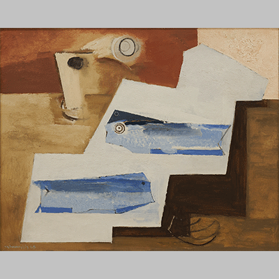 Louis Marcoussis Les poissons bleus