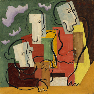 Louis marcoussis trois personnages