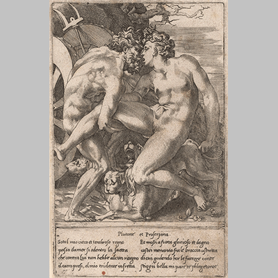 Loves of the Gods, Giovanni Jacopo Caraglio, after Rosso Fiorentino, 1515 1565