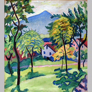 Macke Tegernsee Landschaft