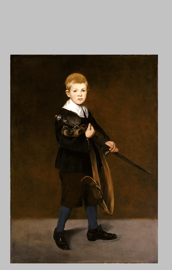 Manet Boy Carrying a Sword