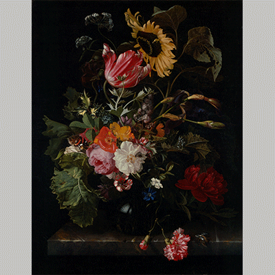 Maria van Oosterwyck Bouquet of Flowers in a Vase