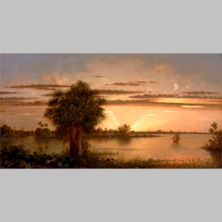 Martin Johnson Heade - Florida Sunrise