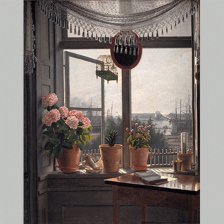 Martinus Rorbye View from the Artists Window