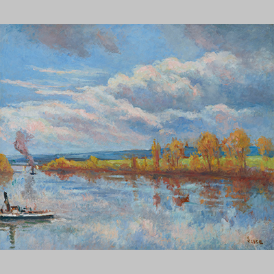 Maximilien luce bords de seine a guernes