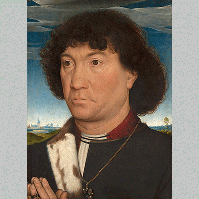Memling Portrait of a Man from the Lespinette Family 2