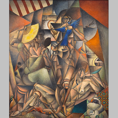 Metzinger 1913, The Blue Bird