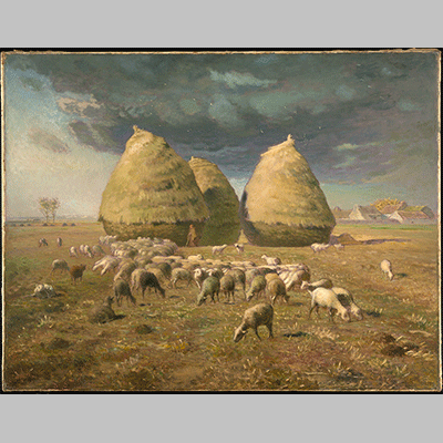 Millet Haystacks Autumn