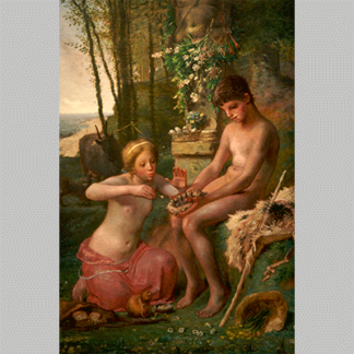 Millet Jean Francois - II Le Printemps Daphnis et Chloe