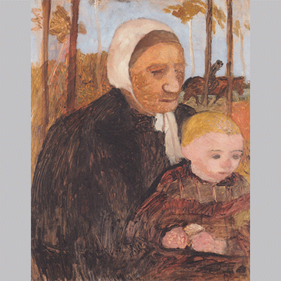 Modersohn Becker Farmers wife with child 1904