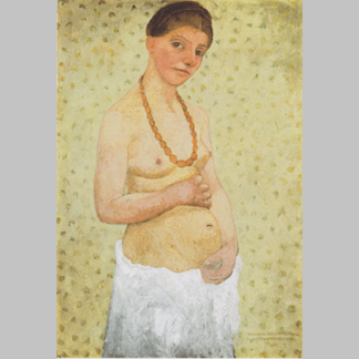 Moderson Becker Selbstbildnis am 6 Hochzeitstag 1906