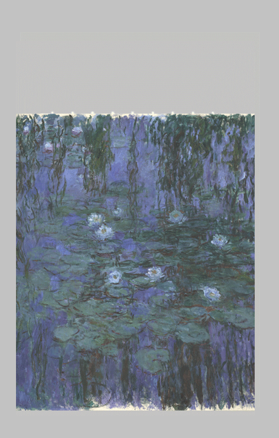 Monet Blue Water Lilies 2