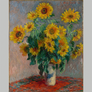 Monet Bouquet of Sunflowers