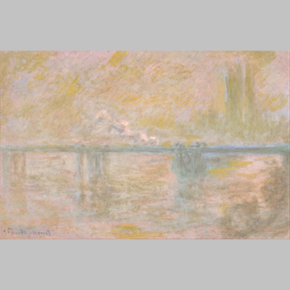 Monet---Charing-Cross Bridge in London