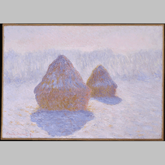 Monet Haystacks (Effect of Snow and Sun)