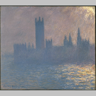 Monet Houses of Parliament Sunlight Effect