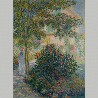 Monet In the Garden at Argenteuil
