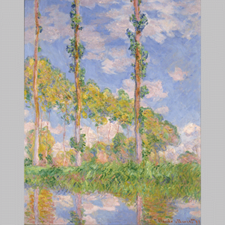 Monet Poplars in the Sun