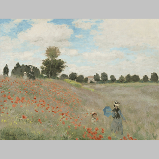 Claude Monet - Poppy Field 1
