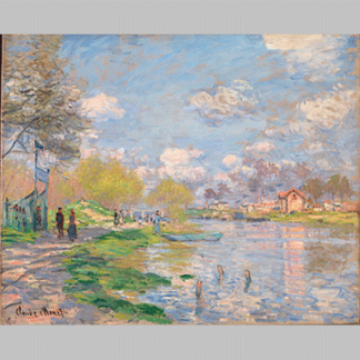 Monet Spring by the Seine