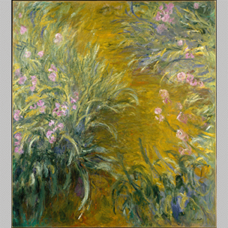 Monet The Path through the Irises