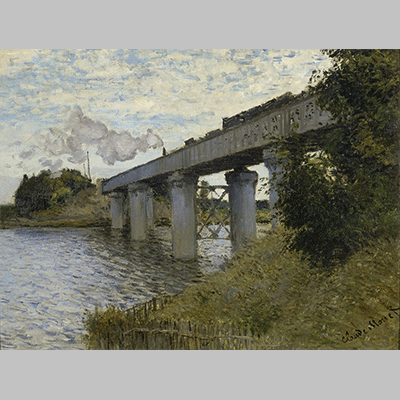 Monet The Railroad bridge in Argenteuil