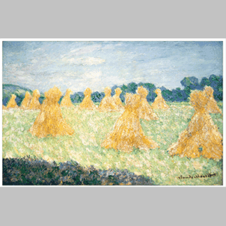 Monet The Young Ladies of Giverny, Sun Effect