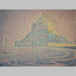 Mont Saint Michel. Brume et soleil (Signac)