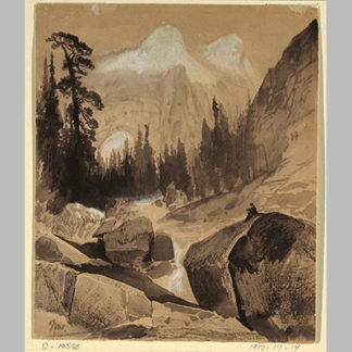 Moran The North Dome, Yosemite, California, 1872