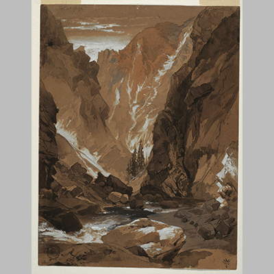 Moran Toltec Gorge Colorado 1881