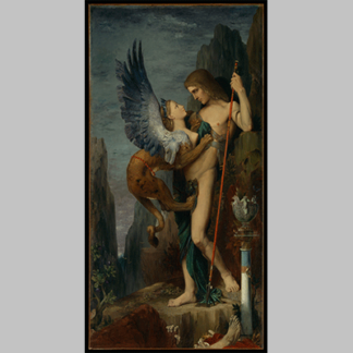 Moreau Oedipus and the Sphinx
