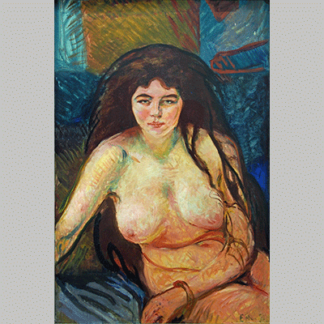 Munch seated nude