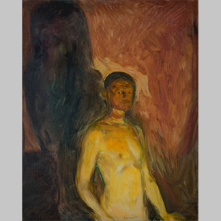 Munch Self Portrait in Hell