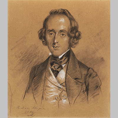 Nicolas Eustache Maurin Portrait of Fryderyk Chopin