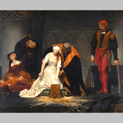 Paul Delarche - Execution de Lady Jane