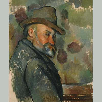 Paul Cezanne Self Portrait with a Hat