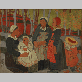 Paul Sérusier Bretons in the Forest of Huelgoat