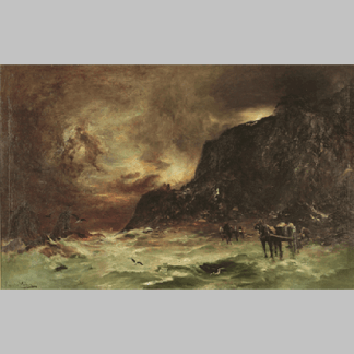 Petrus van der Velden Storm at Wellington Heads