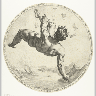 Phaeton Hendrick Goltzius after Cornelis Cornelisz. van Haarlem 1588