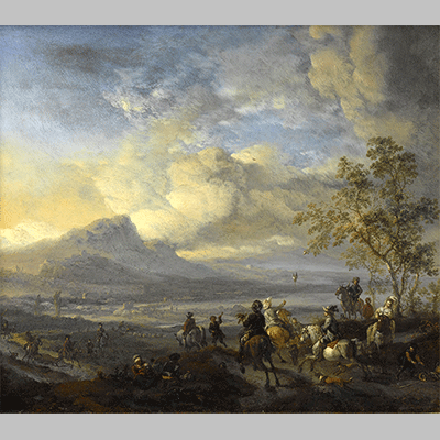 Philips Wouwerman Reigerjacht