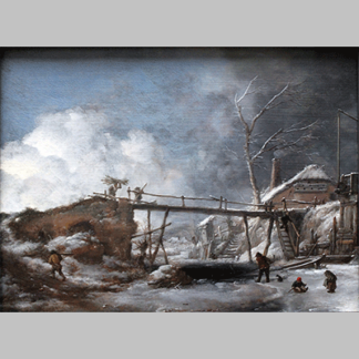 Philips Wouwerman Winterlandschaft