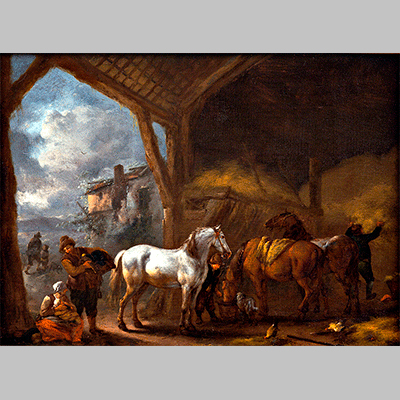 Philips Wouwerman The Stable