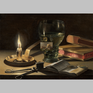 Pieter Claesz Still Life with Lighted Candle